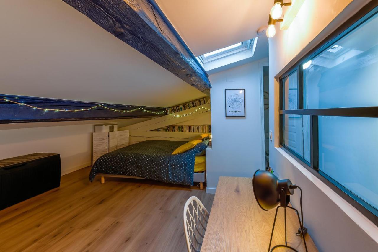 Romantique Duplex Au Pied De La Cite Каркассон Экстерьер фото